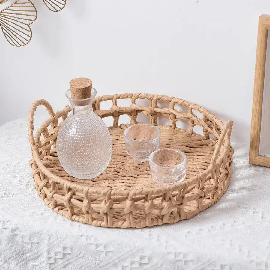 panier à fruits en osier tissé pour décoration et rangement - vue 3 sur 8
