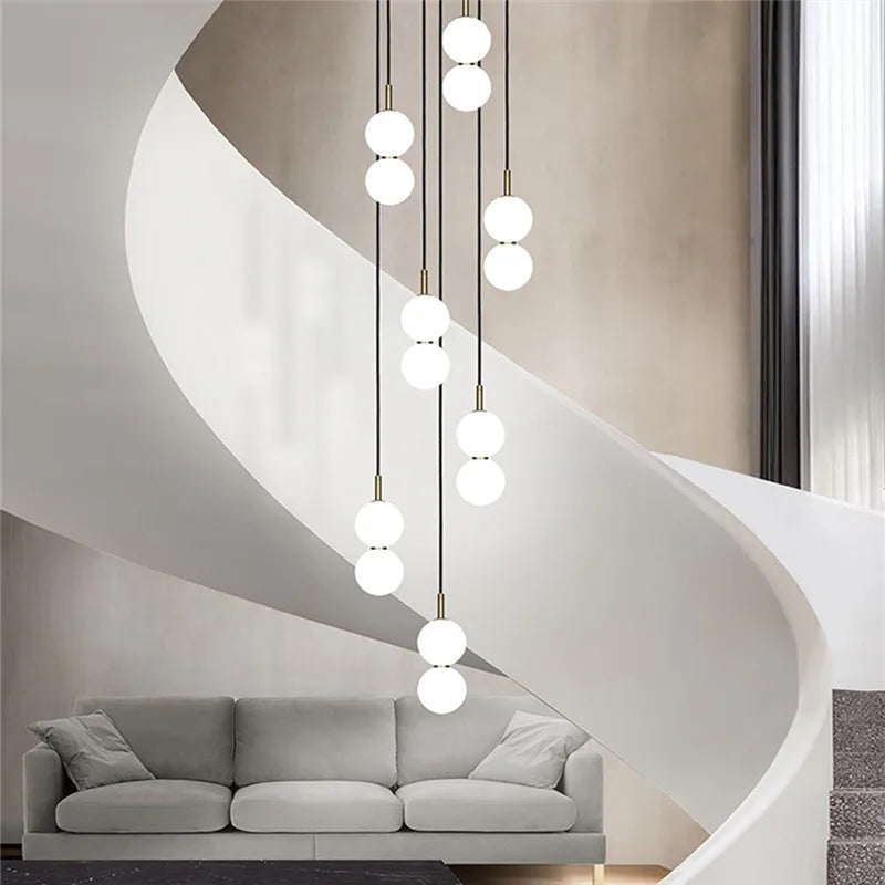 suspension en verre design pour décoration moderne et élégante - vue 4 sur 15