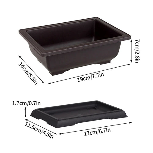 pots de fleurs rectangulaires imitation argile pour jardin extérieur - vue 16 sur 30