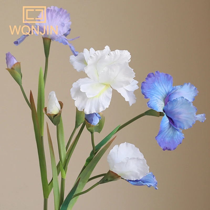 branche de fleur d'iris artificielle pour décoration de mariage et fêtes - vue 4 sur 9