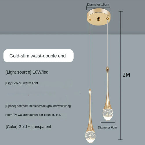 Suspension en cristal au design moderne - vue 14 sur 18