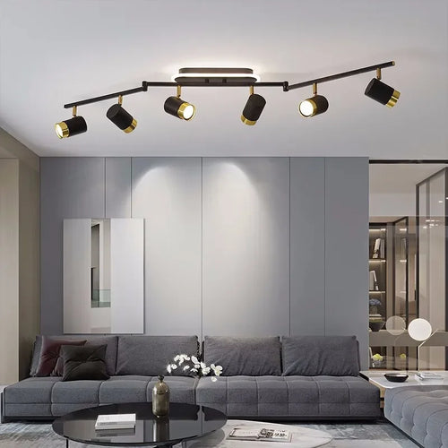 plafonnier led moderne à bande lumineuse décorative pour intérieur - vue 2 sur 21