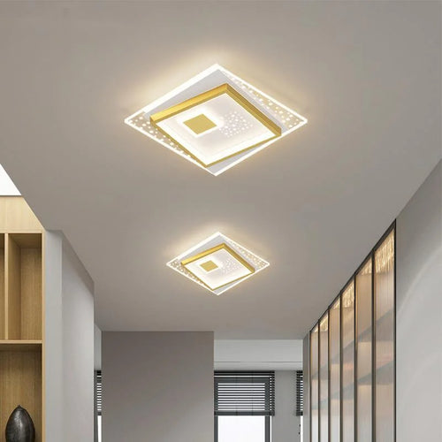 lustre moderne en led pour éclairage d'allée et couloir - vue 3 sur 12