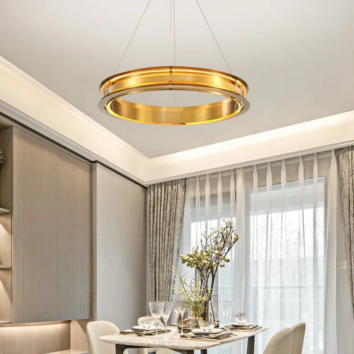 lustre minimaliste post-moderne italien led créatif - vue 5 sur 12