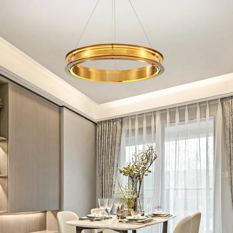 lustre minimaliste post-moderne italien led créatif - vue 4 sur 12