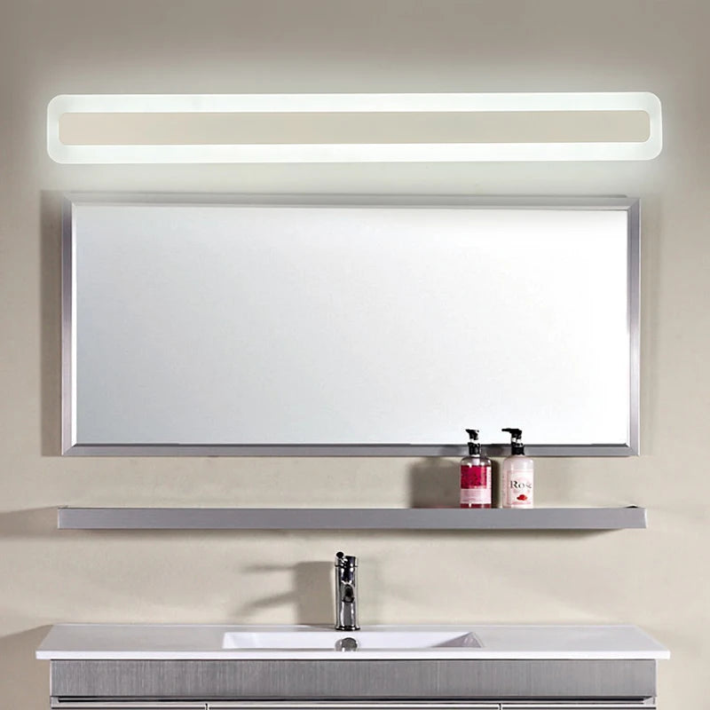 lampe de miroir led moderne étanche en acrylique - vue 5 sur 6