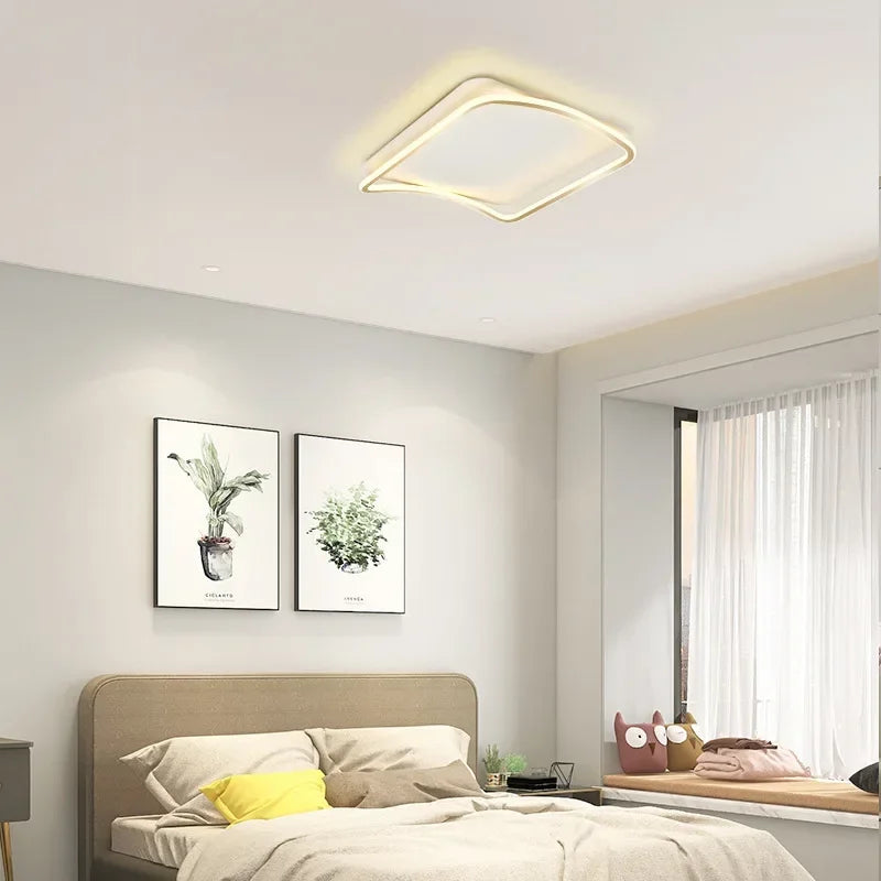 plafonnier led moderne pour décoration intérieure élégante et simple - vue 4 sur 12