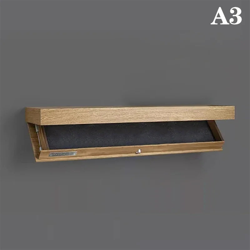 solution de rangement murale étagère design avec compartiment secret - vue 9 sur 9