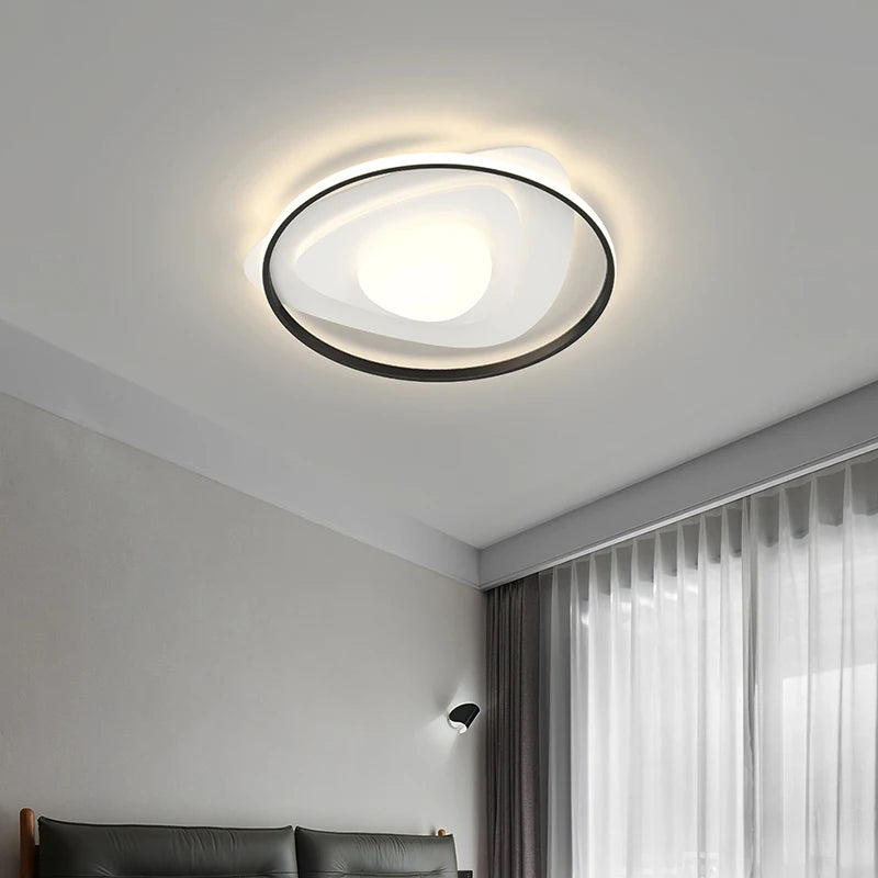 lustre led moderne nordique simple pour éclairage chaud - vue 6 sur 20