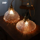 suspension avec Abat-jour en verre éclairage intérieur