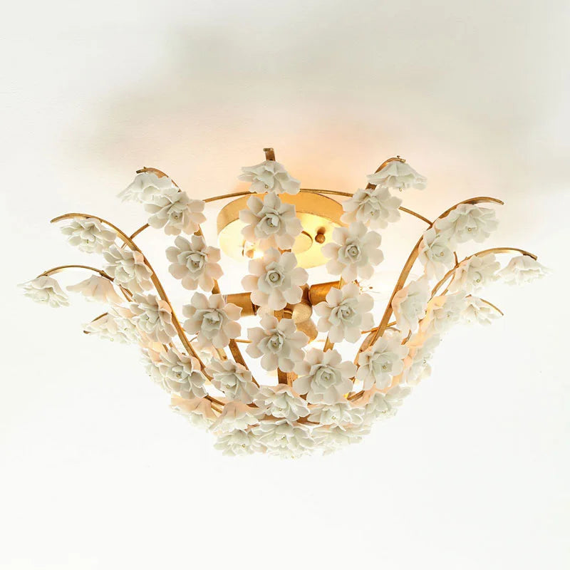 lustre style royal empire rétro avec led intégrée - vue 7 sur 7