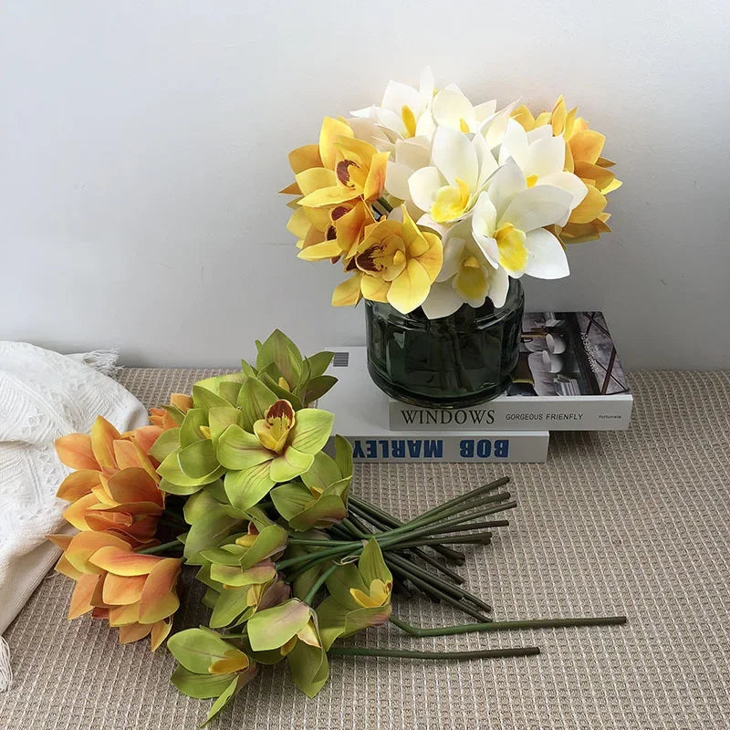 bouquet de fleurs artificielles pour décoration chaleureuse et moderne - vue 4 sur 10