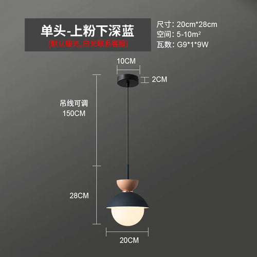 lampe de chevet moderne nordique créative pour décoration intérieure - vue 16 sur 26