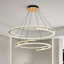 suspension led moderne pour décoration intérieure élégante