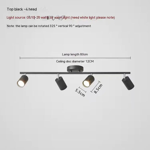 haoze gu10 led plafonniers maison magasin