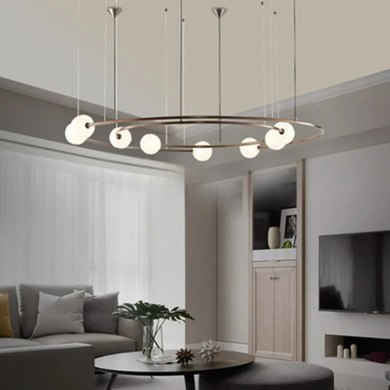 suspension en verre design nordique pour intérieur créatif - vue 3 sur 8