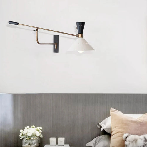 applique murale rétro nordique design pour éclairage intérieur décoratif - vue 5 sur 7