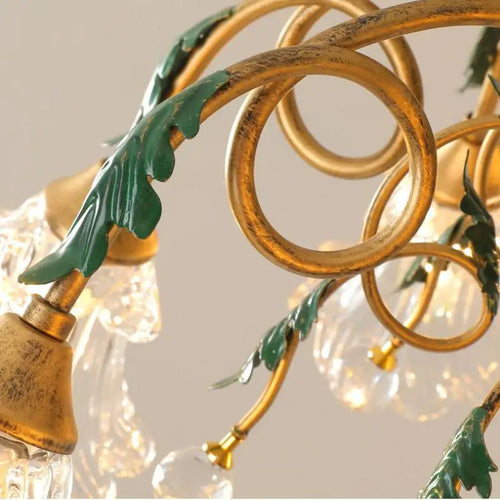 lustre en cristal rustique pour éclairage intérieur industriel - vue 7 sur 9