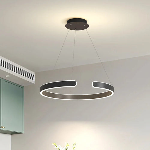 lustre scandinave moderne pour éclairage intérieur élégant - vue 3 sur 6