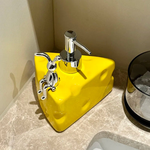 distributeur de savon créatif en céramique pour salle de bain - vue 9 sur 8