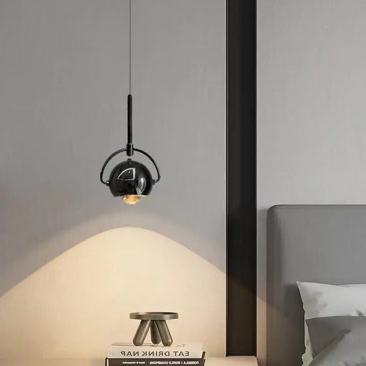 Suspension design boule accrochée LED - vue 1 sur 11