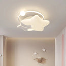 plafonnier moderne étoilé pour chambre d'enfant chaleureuse et romantique