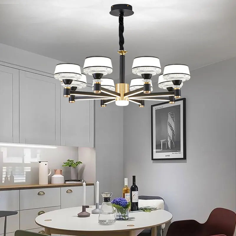 lustre moderne led design nordique pour intérieur élégant - vue 3 sur 28