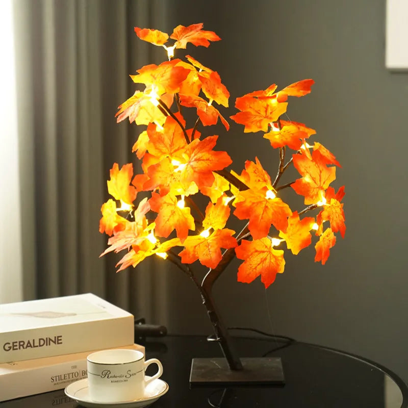 Lampe LED en forme de feuille d'érable - vue 4 sur 5