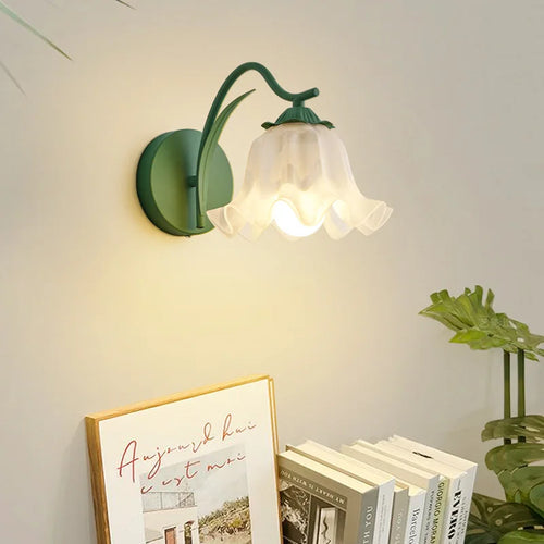 applique murale led moderne en forme de fleur décorative pour intérieur - vue 3 sur 8