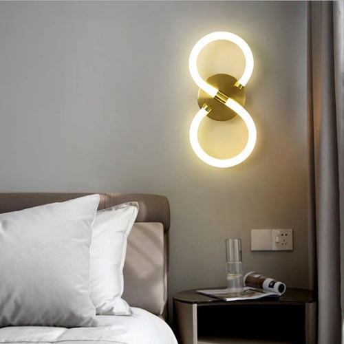 applique murale led en silice design moderne décoratif d'intérieur - vue 4 sur 10