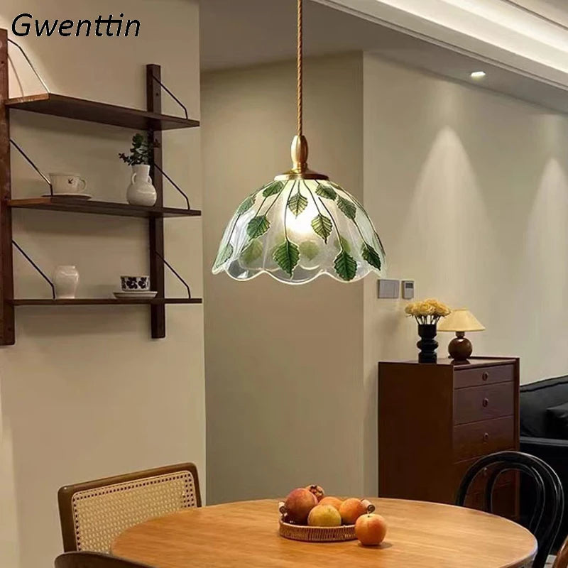 lustre européen en verre pour éclairage décoratif intérieur - vue 2 sur 7