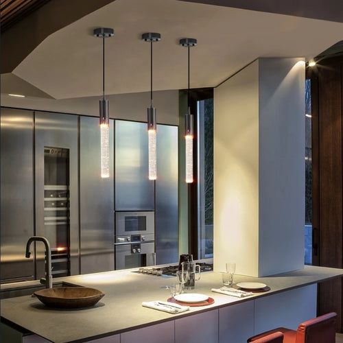 Suspension LED en cristal Éclairage créatif moderne - vue 4 sur 14
