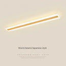 Plafonnier lumière led bois minimaliste déco entrée couloir vestiaire