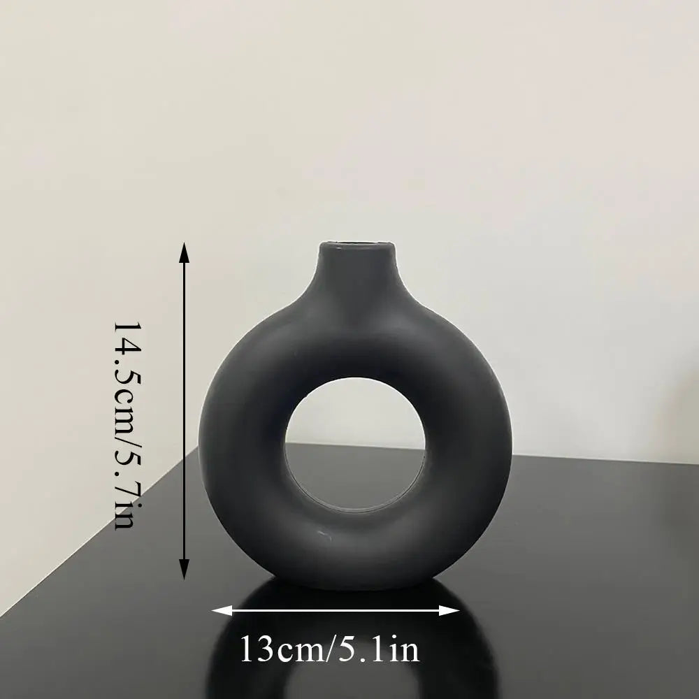 vase minimaliste en plastique pour décoration de mariage