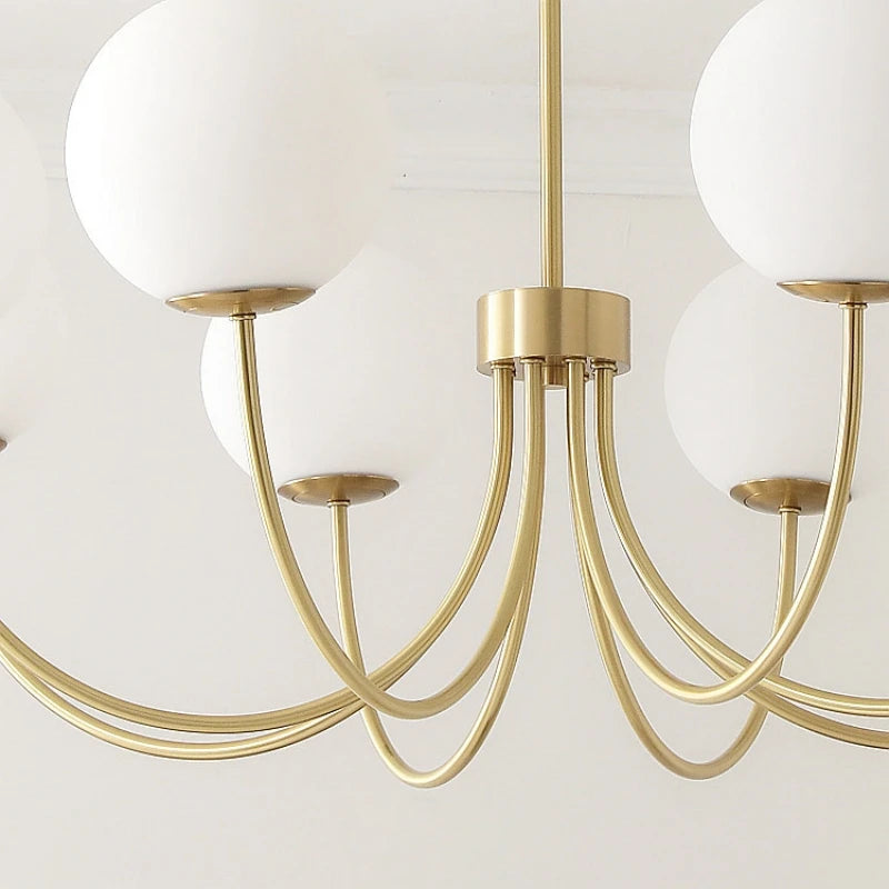lustres modernes en verre luminaires suspendus - vue 6 sur 11