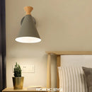 applique murale LED en bois massif style moderne et créatif