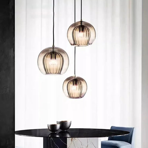 lustre moderne en verre pour un intérieur créatif - vue 3 sur 15
