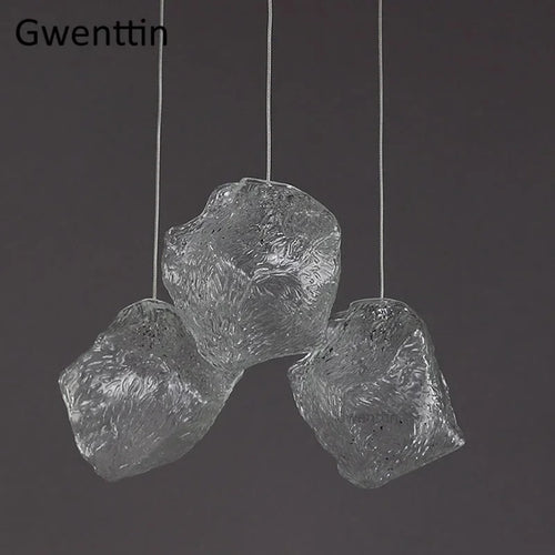 suspension en verre design pour décoration moderne intérieure - vue 5 sur 6