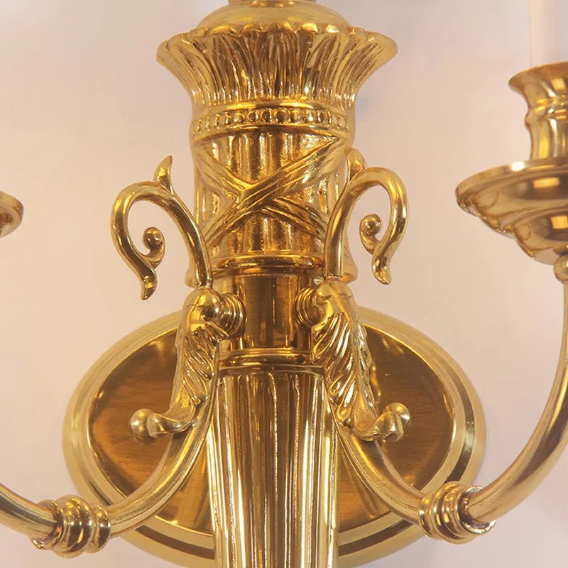 appliques murales modernes en cuivre rétro pour décoration intérieure - vue 5 sur 8