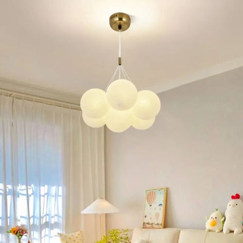 Suspension LED en verre au design nordique moderne - vue 3 sur 27