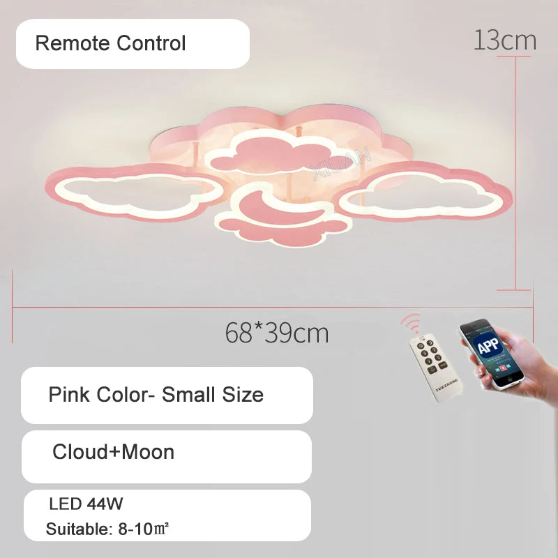 Plafonniers pour chambre d'enfant Pépinière LED Princesse Bébé - vue 18 sur 25