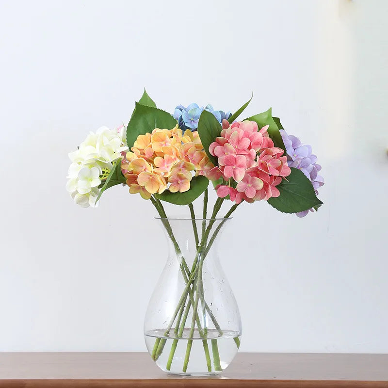 branche d'hortensia artificielle bouquet de fleurs décoratif - vue 5 sur 14