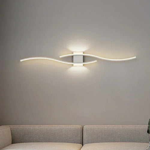 applique murale moderne led lumière décorative intérieure design élégant - vue 6 sur 18