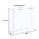 vitrine en acrylique pour objets de collection et organisation