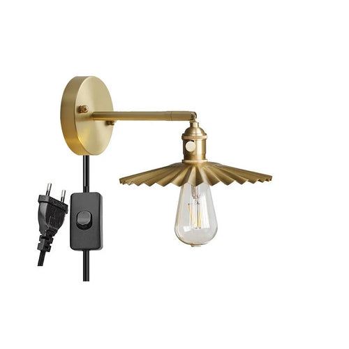 IWHD nordique moderne cuivre applique murale LED lampes applique décor à la maison éclairage intérieur chambre salle de bains salon escalier lumière Luminaria - vue 25 sur 32