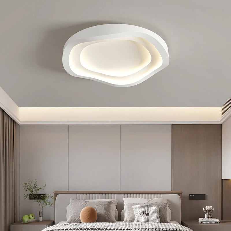 plafonnier led rond élégant lampe intelligente pour décoration intérieure - vue 3 sur 9