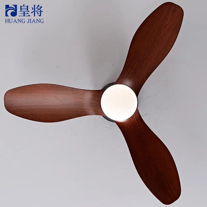 24CM Low Floor Loft Remote Control Lux&vitae Fan With Lights Modern Led Ceiling Fan Without Lights DC Motor 6 Speeds Timing Fans - vue 6 sur 11