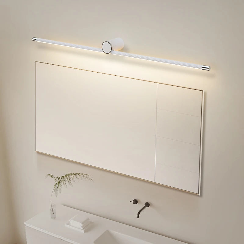 miroir moderne avec lumières led pour maquillage et décoration intérieure - vue 3 sur 12