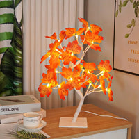 Lampe LED en forme de feuille d'érable