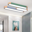 plafonnier led rectangulaire longue bande simple et créatif